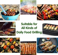 DOWNYPAWS - 200 brochettes en bois de bambou, adaptées à plusieurs scénarios