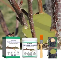 DOWNYPAWS - Agent cicatrisant pour les arbres 100 g + pinceau