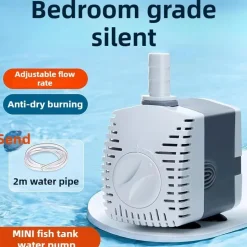 DOWNYPAWS - Bomba acuario 15w ultra silenciosa ajustable sumergible