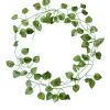 DOWNYPAWS - Branches de plantes artificielles, fleurs artificielles, vignes en guirlande, feuilles de pastèque 12 pièces