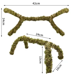 DOWNYPAWS - Bâton de mousse flexible 30 cm pour les crabes d'ermite jouet de grimpe