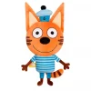 DOWNYPAWS - Chaton en peluche - vêtements bleus