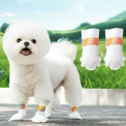 DOWNYPAWS - Couvoirs à pied d'animaux jetables, non tissés et anti - glissants taille s downypaws