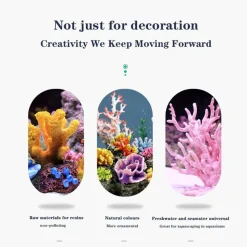 DOWNYPAWS - Décor résine pour aquarium - corail ornemental