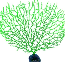 DOWNYPAWS - Décoration en corail en silicone pour aquarium, arbre de corail vert