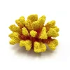 DOWNYPAWS - Décoration en corail en résine pour aquariums de mer jaune