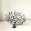 DOWNYPAWS - Décoration en corail et micro-plantes pour aquarium noir