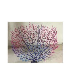 DOWNYPAWS - Décoration en corail et micro-plantes pour aquarium violet