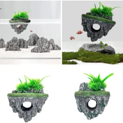 DOWNYPAWS - Décoration grotte aquarium l