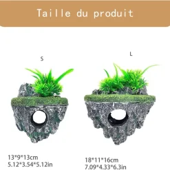 DOWNYPAWS - Décoration grotte aquarium s