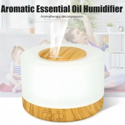 DOWNYPAWS - Diffuseur d'huiles essentielles - humidificateur à ultrasons (500 ml, faible bruit)