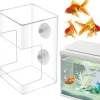 DOWNYPAWS - Distributeur carré transparent à ventouse