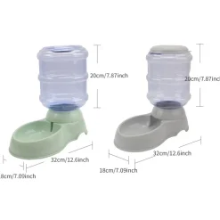 DOWNYPAWS - Fdistributeur automatique pour chiens et chats-gris 32*18*30cm