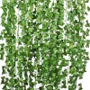 DOWNYPAWS - Feuille de lierre artificielle, 2 m, vert frais