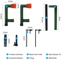 DOWNYPAWS - Filtre externe mural pour aquarium