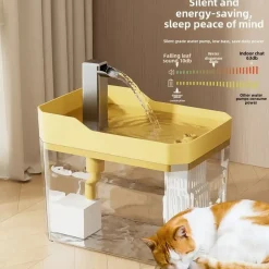 DOWNYPAWS - Fontaine à eau automatique pour chat bol d'alimentation fournitures animaux