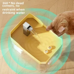 DOWNYPAWS - Fontaine à eau automatique pour chat bol d'alimentation fournitures animaux