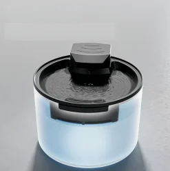 DOWNYPAWS - Fontaine à eau pour chat : en acier inoxydable filtre automatique grande capacité de circulation d'eau