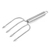 DOWNYPAWS - Fourchettes pour barbecue en acier inoxydable