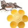 DOWNYPAWS - Gamelle en forme de fleur - 6 gamelles antidérapantes de qualité