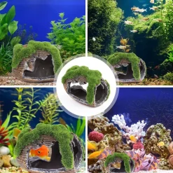 DOWNYPAWS - Grotte décorative mousse pour aquarium m
