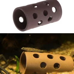 DOWNYPAWS - Grotte en céramique naturelle pour aquarium