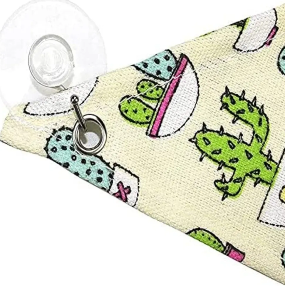 DOWNYPAWS - Hamac - motif dragon barbu, avec crochets pour oreiller et ventouse