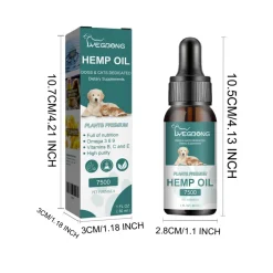 DOWNYPAWS - Huile de soin pour animaux de compagnie, 30 ml