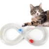 DOWNYPAWS - Jouet interactif pour chat -plateau tournant pour jouets pour chats-amovible