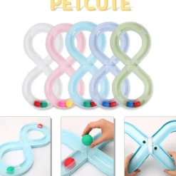 DOWNYPAWS - Jouet interactif pour chat -plateau tournant pour jouets pour chats-amovible