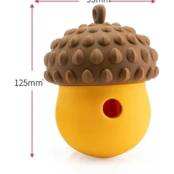 DOWNYPAWS - Jouets à mâcher bon pour le nettoyage des dents-fuite alimentaire en forme de noix