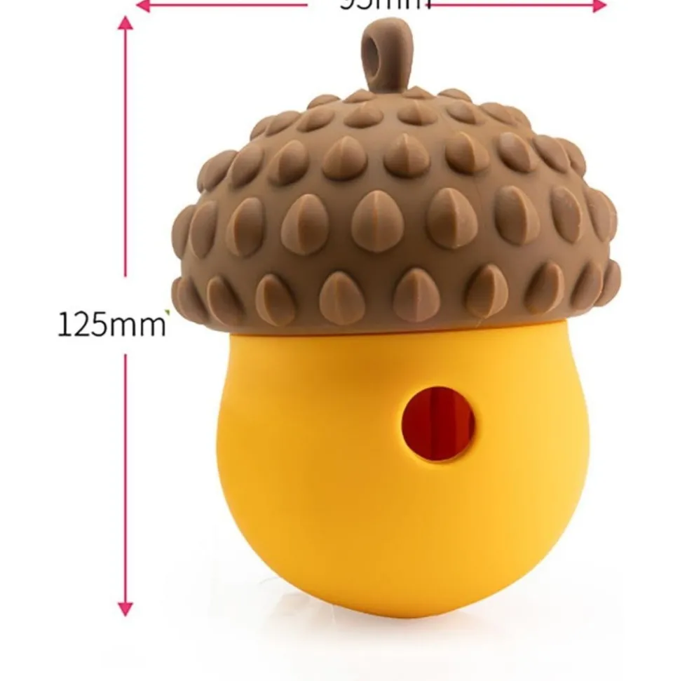 DOWNYPAWS - Jouets à mâcher bon pour le nettoyage des dents-fuite alimentaire en forme de noix