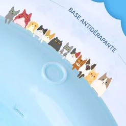 DOWNYPAWS - Jouets pour chats-jouets interactifs-avec balles colorées-boule et souris-bleu 3 couches