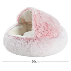 DOWNYPAWS - Lit pour chat-panier pour chat peluche 50*50cm