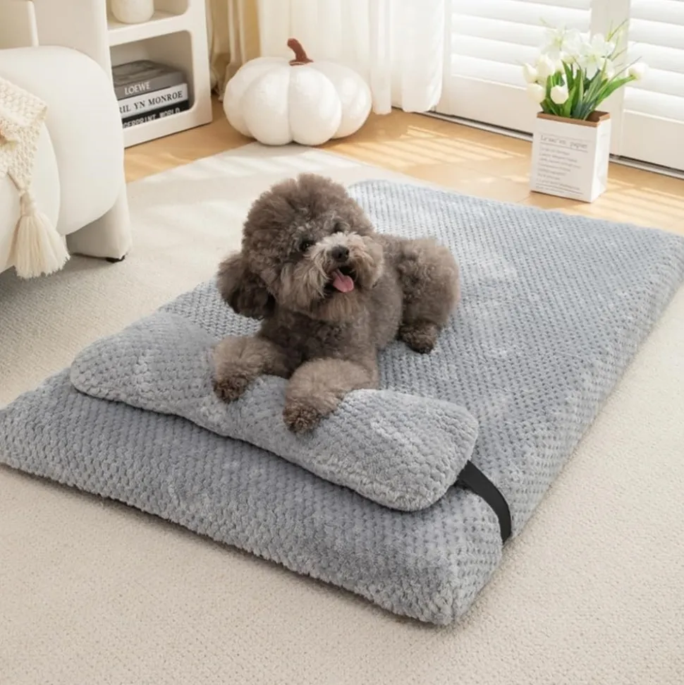 DOWNYPAWS - Lit pour chien avec appui-tête