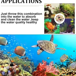 DOWNYPAWS - Média filtration 12 en 1 - 500g pour aquarium