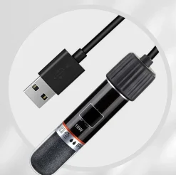 DOWNYPAWS - Mini tige chauffante pour aquarium - 28c auto - écoénergétique, micro usb thermostat