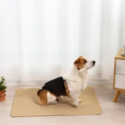 DOWNYPAWS - Nappe anti-urine pour animaux de compagnie réutilisable 30*30cm beige