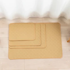 DOWNYPAWS - Nappe anti-urine pour animaux de compagnie réutilisable 45*60cm beige