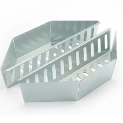 DOWNYPAWS - Panier à charbon de bois pour barbecue d'extérieur en tôle galvanisée