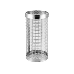 DOWNYPAWS - Panier roulant à barbecue en acier inoxydable 304