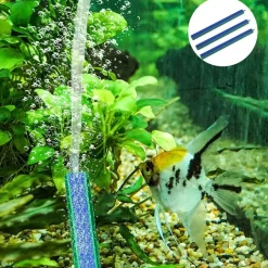 DOWNYPAWS - Pierres à air - 2 pièces, 36.5 cm, pour aquariums d'eau douce ou salée