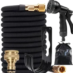 DOWNYPAWS - Pistolet à eau haute pression pour jardin et lavage de voiture extensible jusqu'à 7-5 mètres idéal pour arroser les fleurs