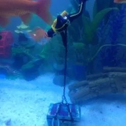 DOWNYPAWS - Plongeur chasseur de trésor pour aquarium
