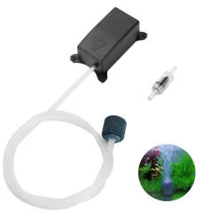 DOWNYPAWS - Pompe à oxygène à réduction de bruit pour petit aquarium