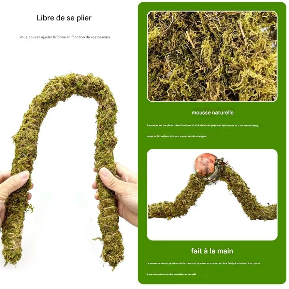 DOWNYPAWS - Poteau d'escalade en mousse 30 cm pour animaux de compagnie