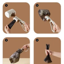 DOWNYPAWS - Ramasse - crottes pour chien : support et fournitures de sortie pour chiens