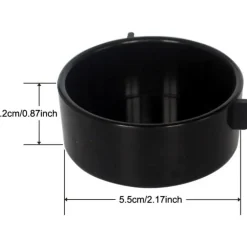 DOWNYPAWS - Récipient d'alimentation - accessoires pour aquarium de reptiles