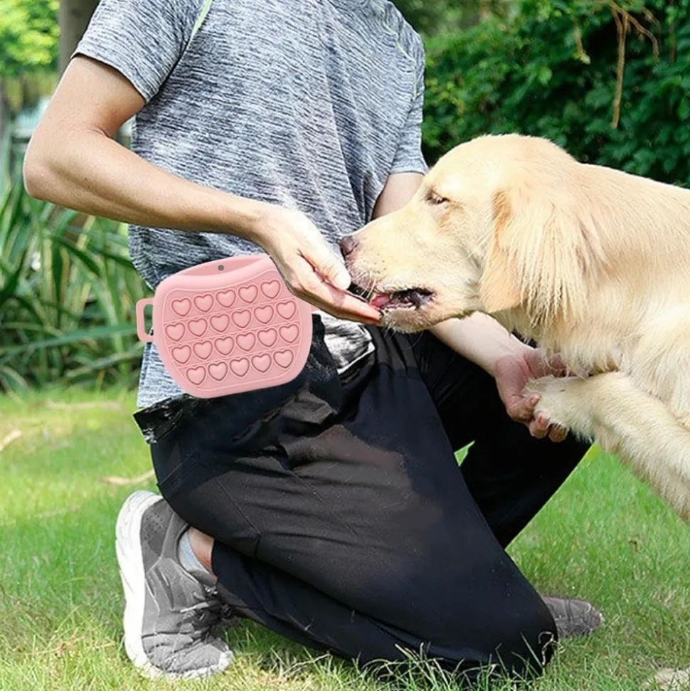 DOWNYPAWS - Sac de friandises - en silicone, pour dressage