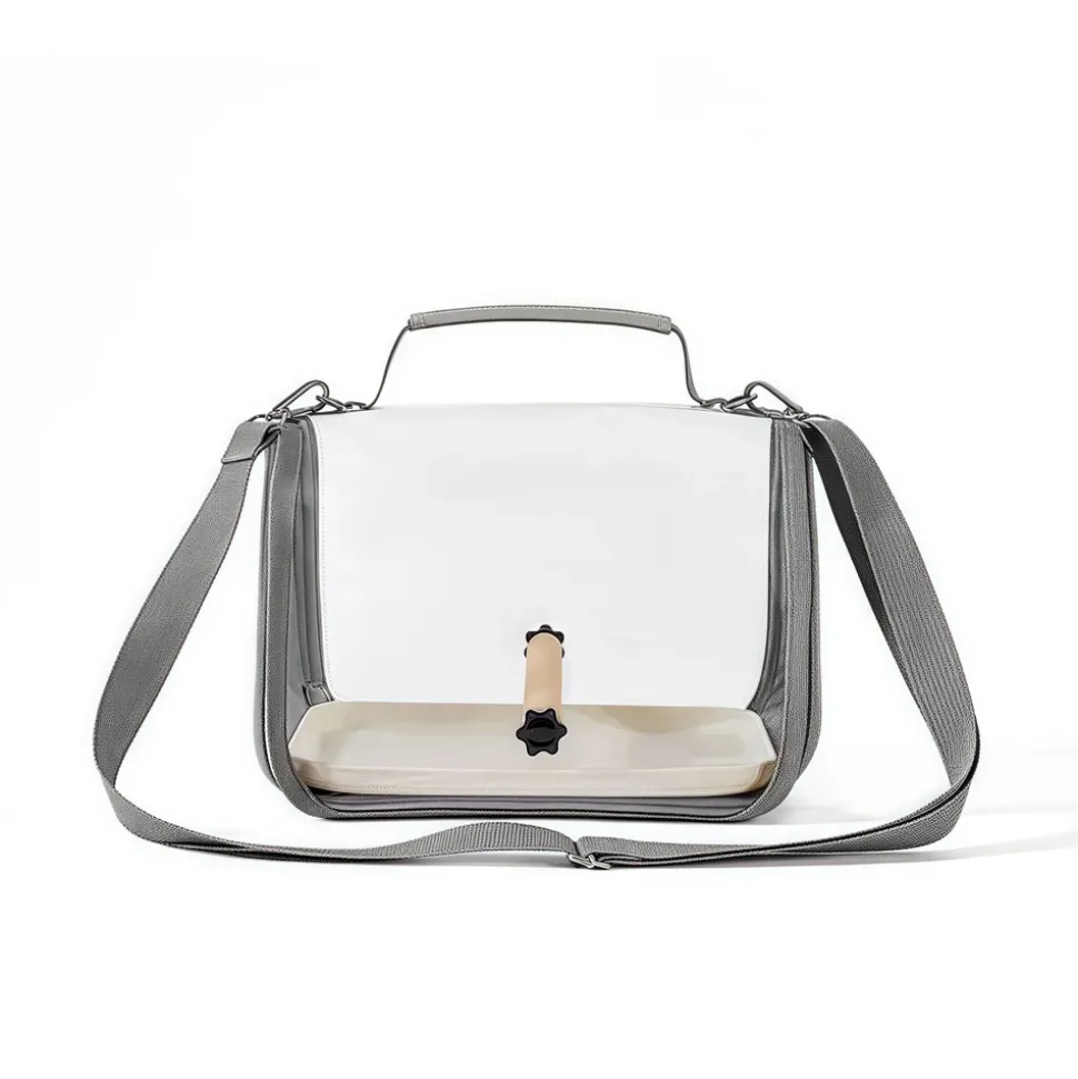 DOWNYPAWS - Sac de voyage léger respirant portable et pliable pour animaux de compagnie - cage à oiseaux pour perroquets à porter à une épaule